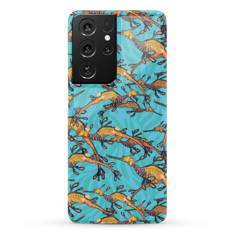 Weedy Sea Dragon Nautical Pattern Phone Case